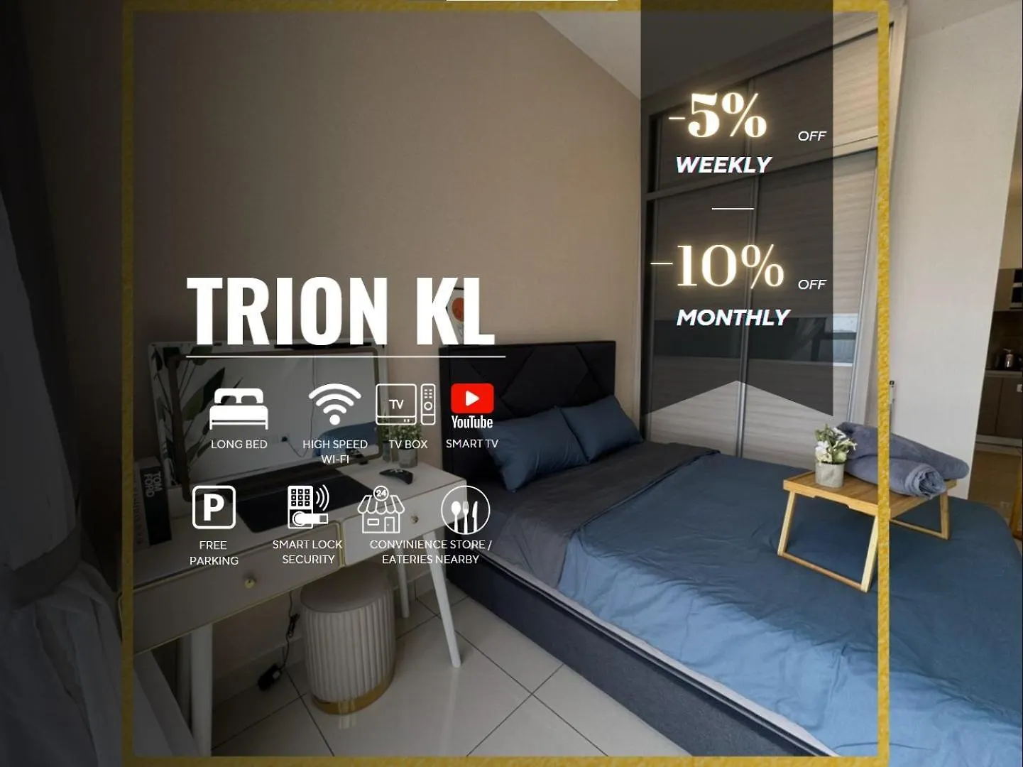 Trion Kl, Klcc Trx Ikea At Chan Sow Lin, Kuala Lumpur By One Guesthouse